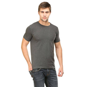 เสื้อยืดแฟชั่นคอกลมเรียบง่าย คุณภาพพรีเมียม มีทุกไซส์ พร้อมส่ง มีสต็อกในตลาด สำหรับผู้ชาย MOQ ต่ำ - Product Image 1