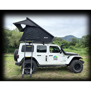 TRAP OVERLAND Factory Hot Sell Aluminum Shell Roof Top <b>Tent</b> OEM Manufacturer 4x4 offroad GORE TEX Car <b>Tent</b> roof <b>Tent</b> <b>utility</b> - Product Image 5