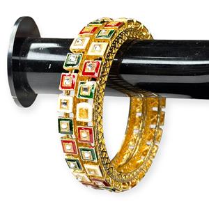 Bracelets multicolores dorés de haute qualité, tendance et à la mode, pour mariages et fêtes, prix de gros premium, bracelet mondial - Product Image 2