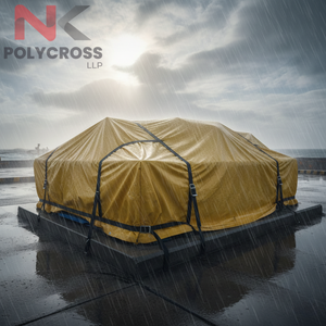 Bâche toutes saisons offrant une protection fiable contre la pluie, l'humidité, la poussière et l'exposition aux intempéries, performance durable, export Inde. - Product Image 2