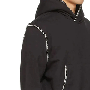 Sweat-shirt en molleton de coton personnalisé de haute qualité avec impression sérigraphique et broderie, sweat-shirt très demandé fabriqué en usine à prix avantageux - Product Image 2