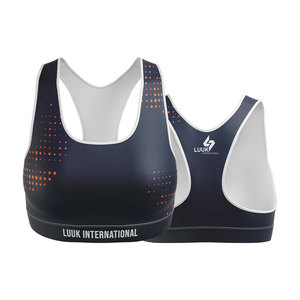 Sujetador Deportivo Personalizado LUUK INTERNATIONAL para Mujer, Ligero, de Alta Sujeción, Estilo Racerback, Sin Costuras, de Spandex, para Yoga, Gimnasio y Entrenamiento - Product Image 1