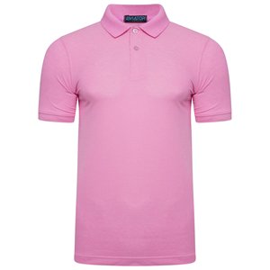 Chemises décontractées pour hommes en tricot 100% coton, logo personnalisé, couleur unie, anti-plis, respirantes, manches courtes, très vendues - Product Image 1