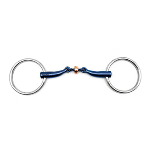 El mejor mordedor de titanio suelto con rodillo de cobre para equitación, salto y entrenamiento de caballos, artículos deportivos de lujo - Product Image 1