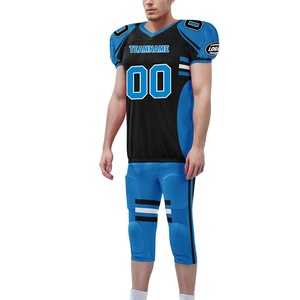 Maillot de football américain personnalisé de haute qualité, respirant, uniforme adulte, tissu 100% polyester, personnalisation de la marque, pas cher - Product Image 2