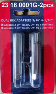 Adaptateur hexagonal 1/4"SQ pour embouts 3/16" et 5/16" - Product Image 3