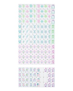 Jeu <span class=keywords><strong>de</strong></span> tuiles <span class=keywords><strong>de</strong></span> Mahjong américain <span class=keywords><strong>de</strong></span> luxe rose et vert avec motifs éléphant et dragon, personnalisable, vente <span class=keywords><strong>en</strong></span> gros, pour boutiques, clubs et cadeaux - Product Image 6