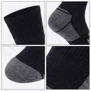 North Approach Crew <b>Socks</b> <b>Black</b> Breathable Hiking <b>Socks</b> for Adults Spring Season - Product Image 4