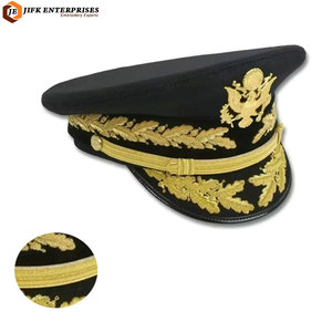 Chapeaux d'uniforme unisexes de qualité supérieure, design structuré décontracté, options de taille personnalisées, pour toutes les saisons, pour les cérémonies et les événements - Product Image 4