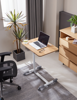 Bureau d'ordinateur portable de levage à hauteur réglable de haute qualité sur la Table de bureau pneumatique de chevet avec porte-gobelet pour le bureau à domicile