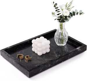 Plateau en marbre de fabricant fiable avec finition polie pour l'organisation du comptoir de cuisine et accessoires élégants pour la maison - Product Image 1