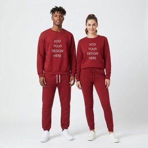 Unisex Round Neck Sweaters Custom Printed Logo ODM Cotton Polyester Hoodie top Wholesale for Autumn Season - Product Image 2