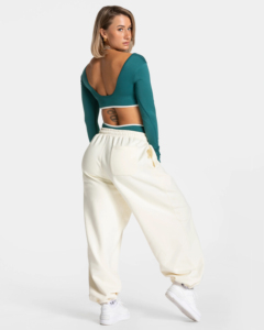 Pantalon Harem en Polaire pour Femme, Meilleures Ventes, Décontracté, avec Passepoil, Personnalisable avec Votre Marque, Taille Élastique, Poches Latérales, Sweatpants de Haute Qualité - Product Image 3