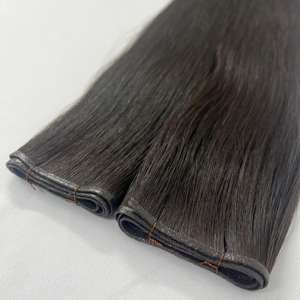 Tendencia de moda: Cabello liso eslavo con trama Volume Genius, puntas súper voluminosas, cabello 100% humano al por mayor con cutícula alineada - Product Image 4