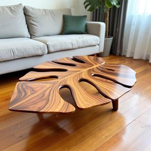 Exclucive Design Wooden <b>Nesting</b> Coffee <b>Table</b> Handmade Customized Living Room Furniture Solid Wood Top Minimalist Style - Product Image 4