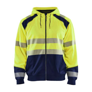 Chaqueta de Trabajo de Invierno Resistente con Capucha, Logotipo Personalizado en la Parte Delantera, Reflectante de Alta Visibilidad, Impermeable, Resistente al Viento, Recubierta, Ecológica, para Hombre - Product Image 1