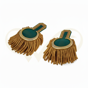 2026 Top Rated Classic Bullion <b>Braid</b> Fringed Epaulettes for Personal Defense Equipment & Ceremonial Uniform <b>Accessories</b> - Product Image 5