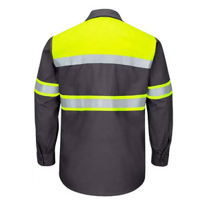 Vêtements de travail haute visibilité ajustables pour hommes, prix de gros abordable, qualité supérieure, sur mesure, respirants, grandes tailles - Product Image 5