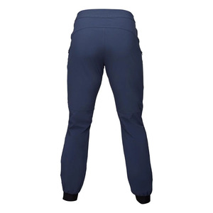 Best Selling Navy Blue Color Quick Dry <b>Stretch</b> Pants High Waist Elastic Closure Side Pockets Casual Wear Trail Pants - Product Image 2