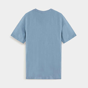 T-shirts slim fit pour hommes, logo sur le devant, manches courtes, haute qualité, 100% coton, écologiques, respirants, anti-rides, séchage rapide - Product Image 1