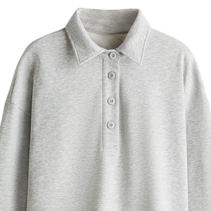 Sudadera con Cuello de Moda para Mujer, Suéter Casual de Forro Polar, Top Cálido de Manga Larga, Ropa Urbana con Bordado Personalizado - Product Image 4