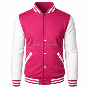 OEM Varsity <b>Jacket</b> With Custom Artwork Wholesale ODM <b>Baseball</b> <b>Jacket</b> With Embroidery And Private Labels - Product Image 5
