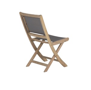 Silla de patio plegable de primera calidad | Marco de madera maciza de acacia y asiento de eslinga resistente a la intemperie | Proveedor de Vietnam - Product Image 2