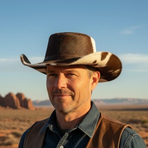 Chapeau haut de forme en cuir de qualité supérieure pour homme, élégant, à couronne haute, accessoire de mode unique pour costumes et événements spéciaux - Product Image 2