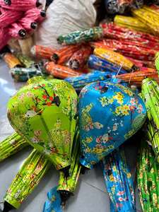 โคมไฟไหมสีธรรมชาติสองเฉดสีแบบสั่งทำพิเศษสำหรับตกแต่งงานอีเว้นท์ ผลิตในเวียดนาม - Product Image 5