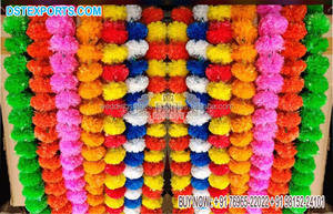 Deslumbrantes accesorios de decoración con tema de Haldi para colgar, función Mehndi de tendencia, accesorios colgantes, decoración, ceremonia India de la pubertad, EE. UU. - Product Image 6