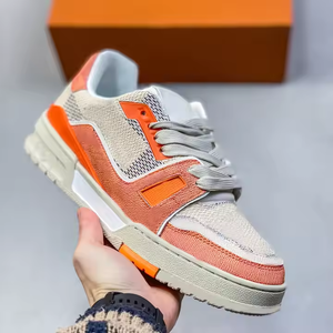 Chaussures de luxe de haute qualité pour hommes et femmes, chaussures de créateur en cuir véritable, baskets de marque célèbre pour hommes, baskets de skateboard - Product Image 5