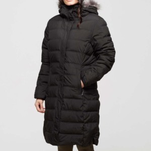 Parka Larga Acolchada de Poliéster Grueso Cortavientos con Acabado Mate y Cuello de Piel Sintética, a la Moda para Invierno, MOQ Bajo, Personalizable - Product Image 1