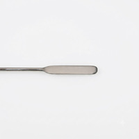 Spatule de laboratoire en acier inoxydable à double extrémité, lame plate, outil de mélange et de prélèvement de poudres chimiques