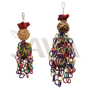 Juguetes Ecológicos para Pájaros Medianos de Java Eco-Friendly Rattan Chain Gang L, Suministros Sostenibles - Product Image 3