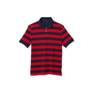 เสื้อโปโลแขนสั้นระบายอากาศได้ดีลายโลโก้สีพื้นสำหรับผู้ชายเทรนด์แฟชั่นใหม่เครื่องแบบทางการ - Product Image 3