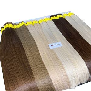 Extensiones de cabello humano real vietnamita de alta calidad 100% a granel Color oscuro Excelente valor Precio de fábrica - Product Image 2