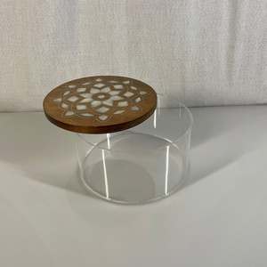 Boîte de rangement LumiNoor MOP Sweet en nacre acrylique de qualité supérieure pour bonbons, idéale pour le Ramadan 2027, les cadeaux de l'Aïd et les réceptions festives - Product Image 5