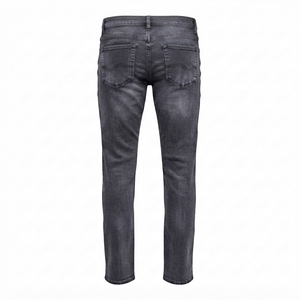 Men Stretch Jeans Custom Logo Denim Pants Wholesale Manufacturer Fashion Men Slim Fit Jeans High Quality Denim <b>Trousers</b> Supplier - Product Image 2