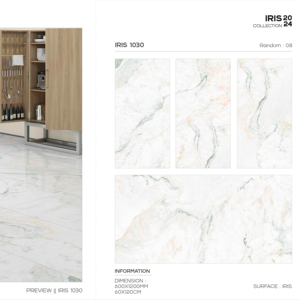 Azulejo de Porcelana Prime Iris 600x1200, Formato Grande, Superficie Pulida Premium, para Pared y Suelo, Diseño Moderno para Interiores y Exteriores Plus - Product Image 1