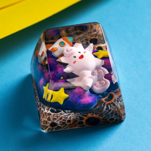 Teclas Artesanales Bosque Místico, Teclas Artesanales Personalizadas, Teclas Anime Lindas, Teclas Verdes, Juego de Teclas, Teclas de Madera - Product Image 4