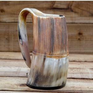 Verres à bière en corne de buffle style américain United Trade World Tasses à vin et à bière de luxe élégantes - Product Image 2