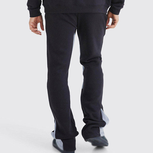 Ensemble de survêtement sportif en molleton technique 100% coton, coupe ajustée personnalisée, taille standard pour homme, avec logo personnalisé - Product Image 4
