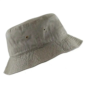Casquettes et chapeaux d'été unis, cousus à la machine, en tissu denim, avec broderie de logo personnalisé - Product Image 3