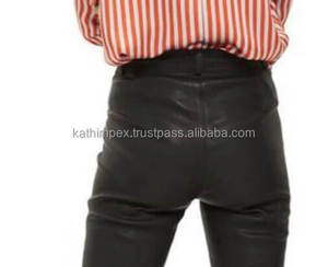 Mode à la mode Flare Faux cuir pantalon femmes taille haute fermeture éclair braguette cheville longueur élégant Slim Fit pour décontracté et tenue de fête - Product Image 5
