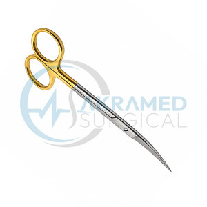 Ciseaux de tenotomie Stevens courbés 13 cm en carbure de tungstène TC, acier inoxydable, instrument chirurgical CE ISO réutilisable - Product Image 6