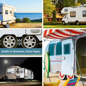 Cale de roue stabilisatrice en forme de X pour camping-cars, caravanes et camions - Espacement de 10,5 pouces - Product Image 5