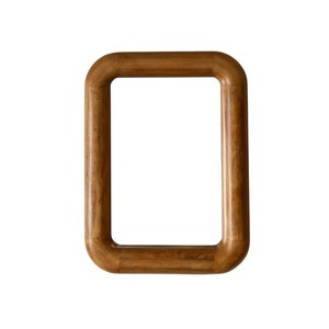 Miroir mural en bois artisanal de forme irrégulière, en forme de galet, pour hôtel de luxe, salle de bain, décoration intérieure - Vente en gros - Product Image 5