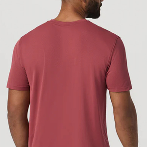 เสื้อคอกลม ดีไซน์คุณภาพสูง สีพื้นเรียบง่าย / เสื้อผ้าลำลองสำหรับผู้ซื้อจำนวนมาก แขนสั้น สำหรับผู้ชาย เสื้อผ้าลำลอง - Product Image 6