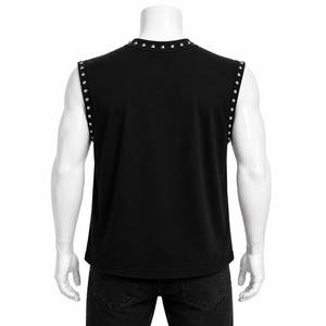 เสื้อกล้ามพิมพ์ลายกราฟิกประดับคริสตัล Glory Custom ผ้าฝ้าย 100% เนื้อนุ่ม เป็นมิตรกับสิ่งแวดล้อม สไตล์วินเทจ สำหรับใส่ได้ทั้งชายและหญิง - Product Image 6