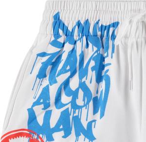 Shorts de basketball personnalisés pour hommes, sublimés, taille haute, en maille polyester/coton, double couche, séchage rapide, respirants - Product Image 5